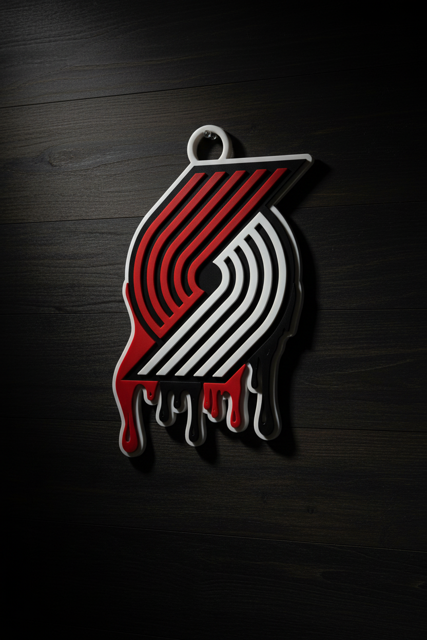 Drip Chain Necklace | 3D Printed NBA Chain | Oversized Hip Hop Style Pendant | NBA Fan Gift | Game Day Chain