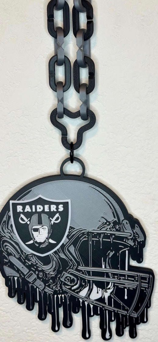 3D Printed Hype Chain Necklace | Handmade Statement Chain | Game Day & Streetwear Accessory