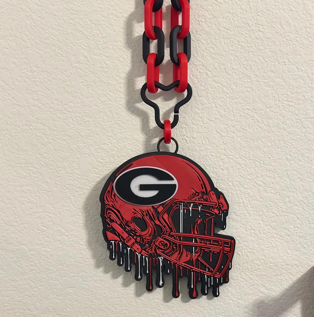 3D Printed Hype Chain Necklace | Handmade Statement Chain | Game Day & Streetwear Accessory