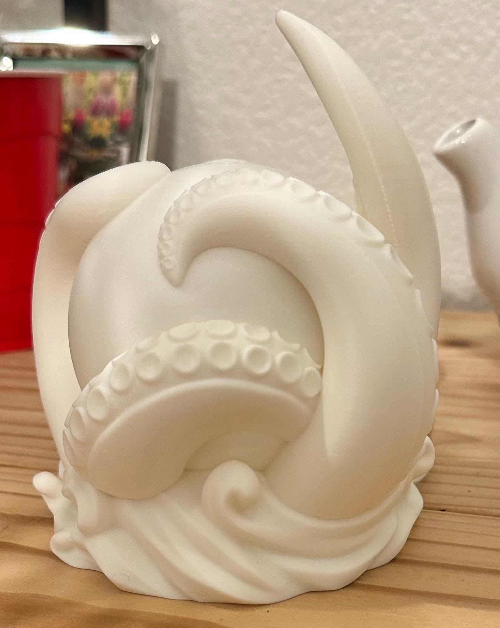 3D Printed Orb Lamp – Ambient LED Night Light, Fantasy Decor