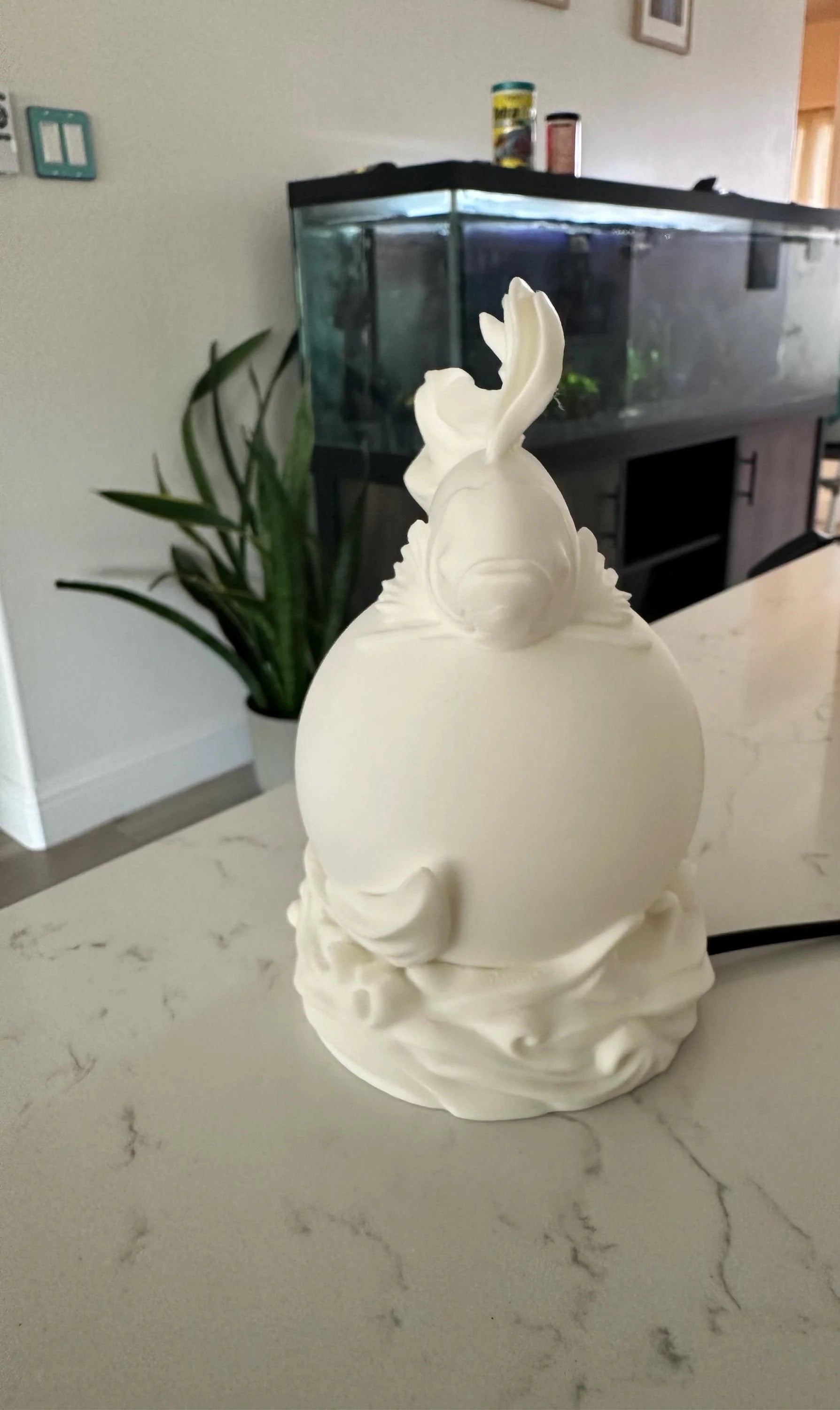 3D Printed Orb Lamp – Ambient LED Night Light, Fantasy Decor