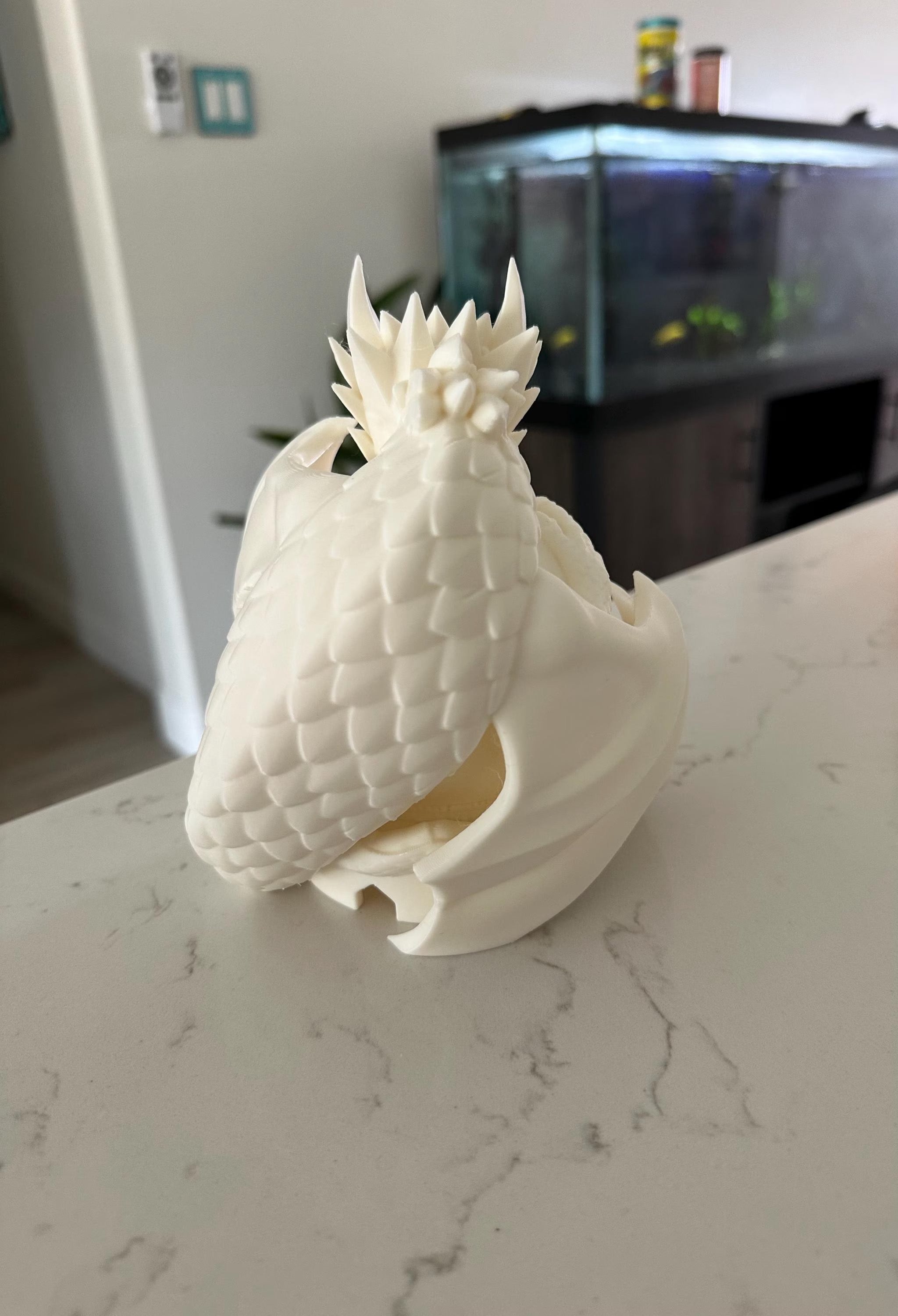 3D Printed Orb Lamp – Ambient LED Night Light, Fantasy Decor