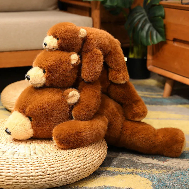 Panda Plush Comfort Soft Animal Plush Raccoon Fox Bear Floor Cushion Birthday Gifts Soft Pillow Toys for Girls Gift Room Decor